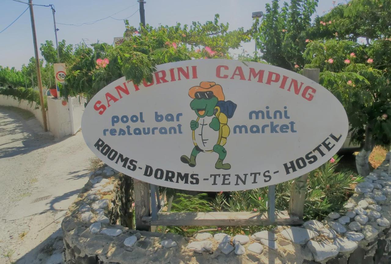 Santorini Camping & Hostel 费拉 外观 照片