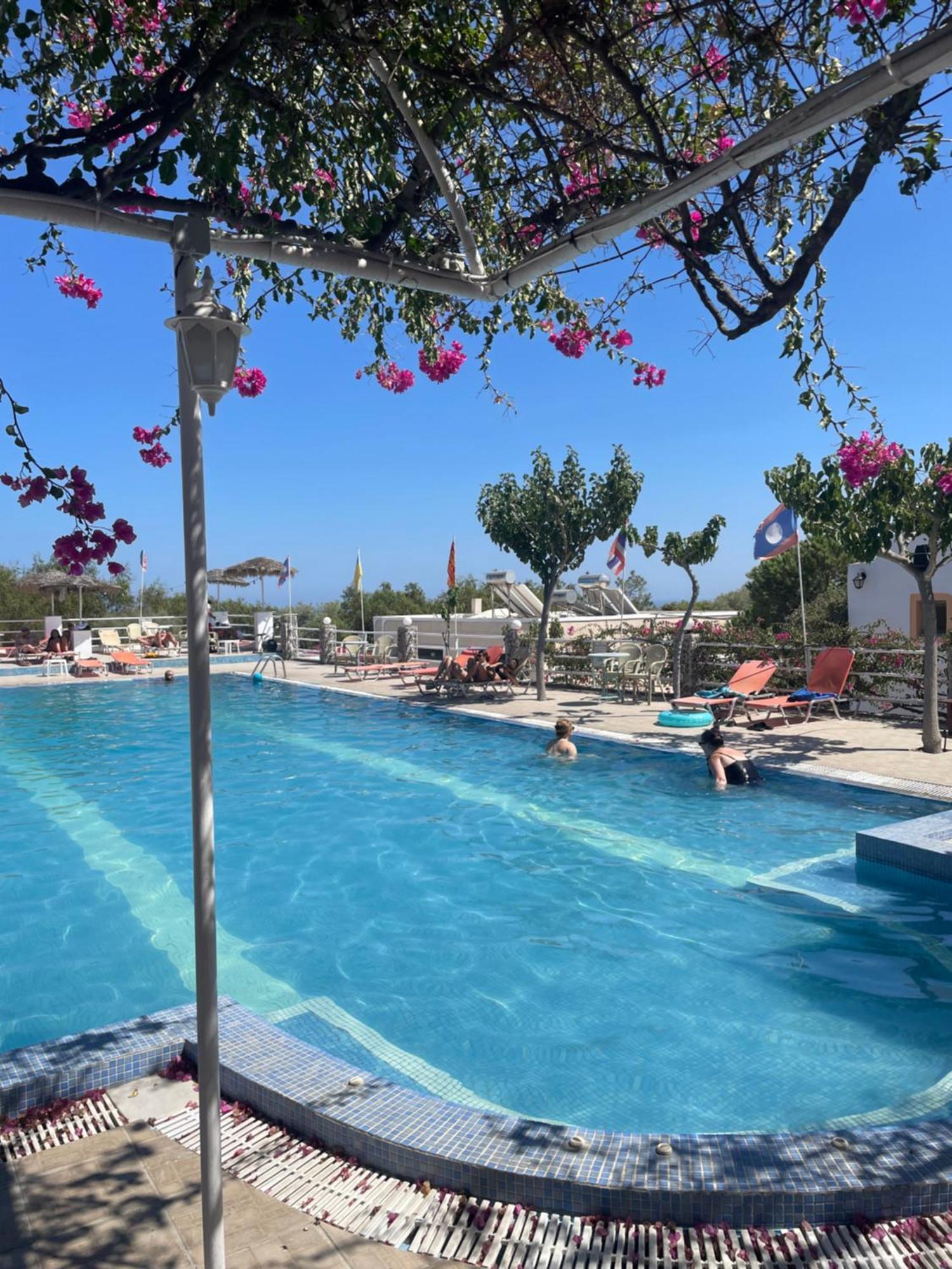 Santorini Camping & Hostel 费拉 外观 照片